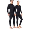 D244002F-BK-L Women's Wetsuit Long Pants, 0.08 inch (2 mm), Neoprene