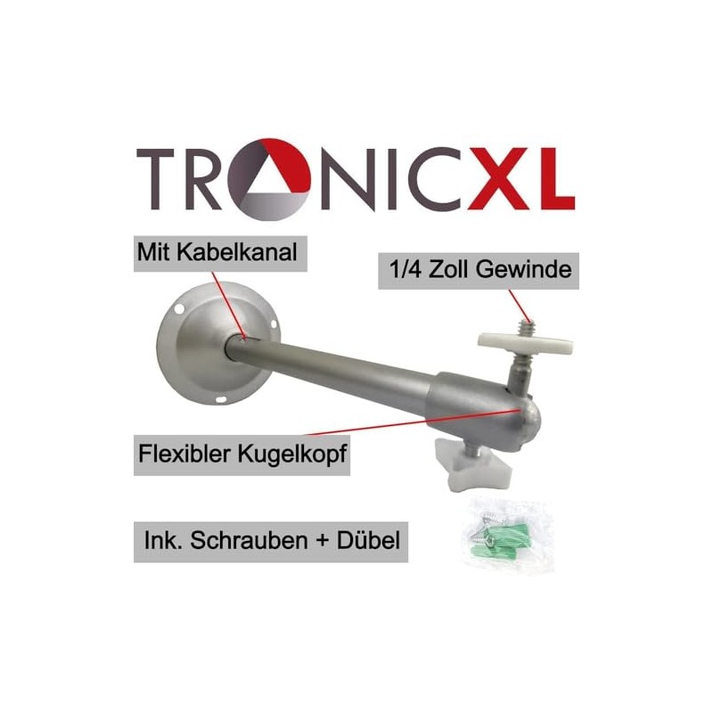 TronicXL Wall Mount Ceiling Mount for Netatmo Rain Sensor and