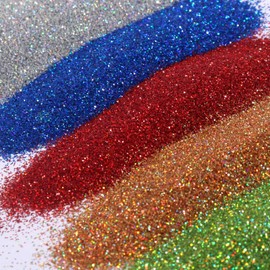 Ceya Holographic Ultra Fine Glitter Powder Set 28 Colors, 9.87oz/280g Craft Glitter 1/128” 0.008” 0.2mm for Slime Epoxy Resin Craft Tumbler Jewelry Nail Art Festival Makeup Painting Wedding Cards