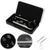 Ipetboom 1Set Eyeglass Repair Tool Precision Screwdriver Eyeglass Tweezers and