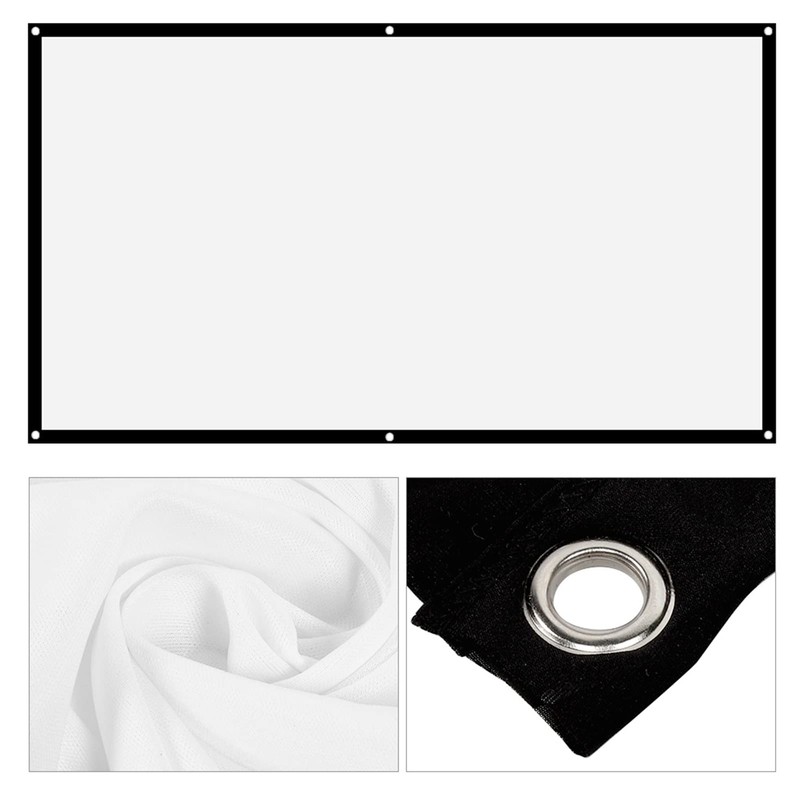 Projector Sn 50 16:9 Thicken Portable Non Crease Soft White