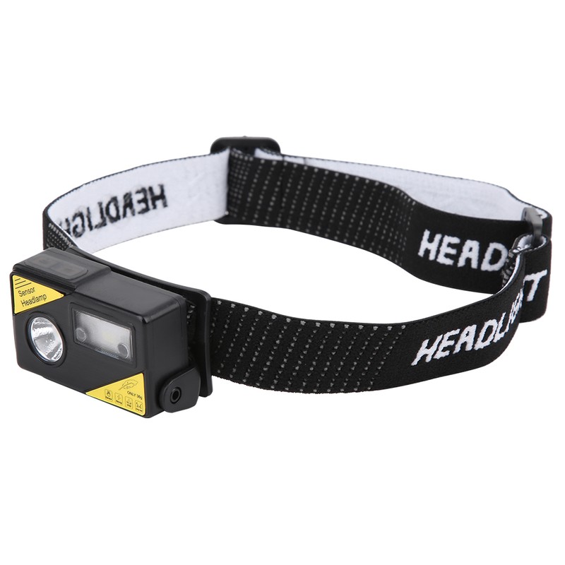 K180 LED Lightweight USB Charging Headlamp Hat Clip Integrated Induction