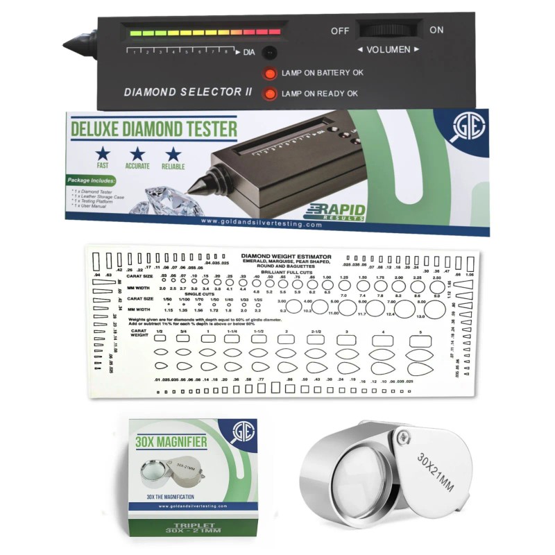 JSP Gold Silver Jewelry Test Kit 10K 14K 18K 24K