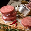 304 Stainless Steel Burger Press, 3.9 Inch Adjustable Hamburger Patty
