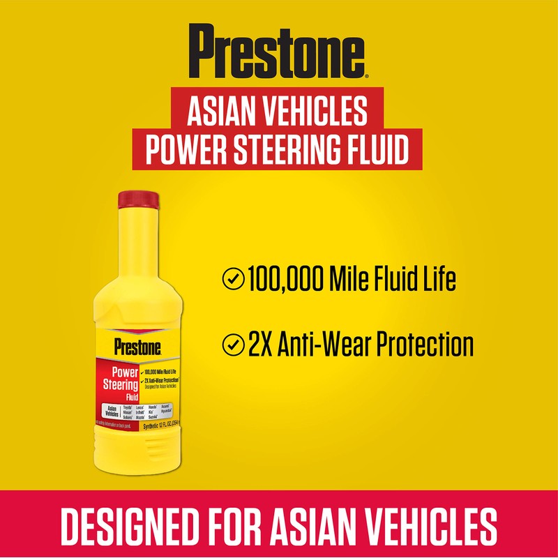 Prestone AS269 Power Steering Fluid for Asian Vehicles - 12