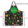 ENSIANTH Vegetable Apron Gifts for Vegetable Gardeners Apron Vegetable Lover