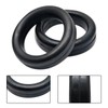 Baceyong 2pcs 5cm Car Exhaust Muffler Rubber O-Ring Holder Coat