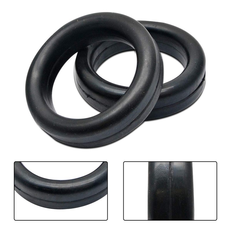 Baceyong 2pcs 5cm Car Exhaust Muffler Rubber O-Ring Holder Coat