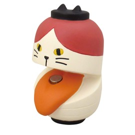 Deco YK-61348 Lantern Nyanko Design Accessory, 1.2 x 1.4 x Height 2.0 inches (3 x 3.6 x 5 cm), Clip Holder