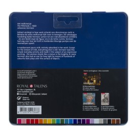 Bruynzeel & Rijksmuseum Professional Colored Pencil Set of 24 in Tin for Drawing & Coloring | Johannes Vermeer