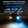AQJ 9005 9006 LED Headlights Kit Combo Bulbs 8500K High