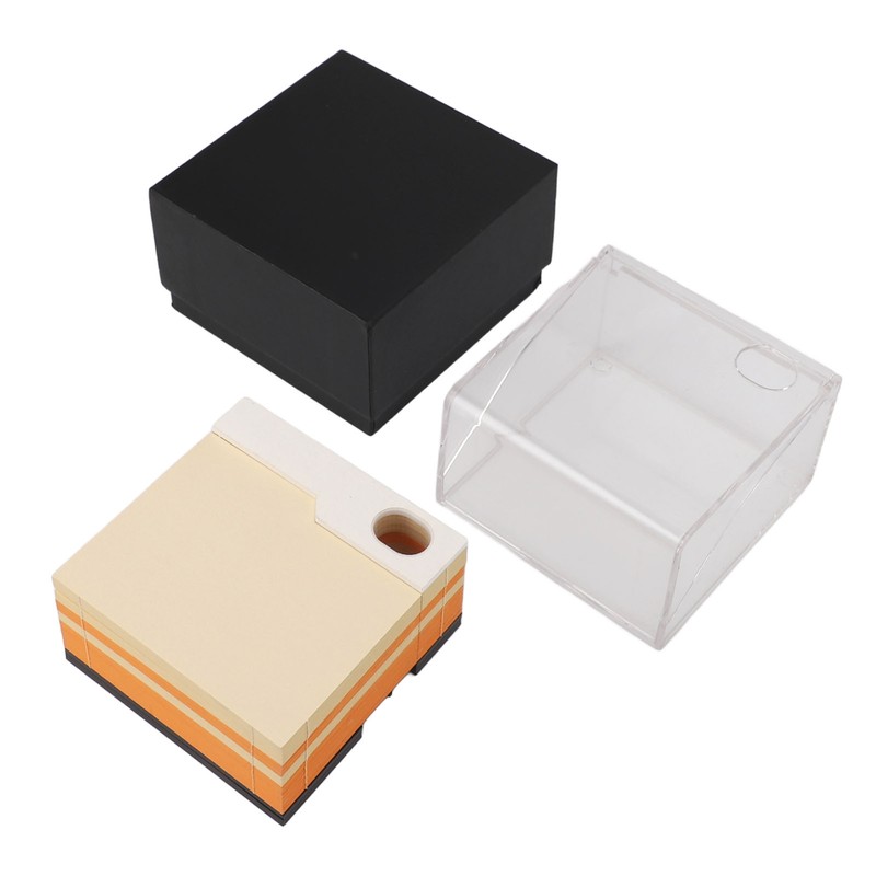 3D Pyramid Notepad LED Light 3D Paper Art Notepad Tear