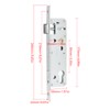 Stainless Steel Mortice Sash Lock, 85MM Center 35MM Backset Door