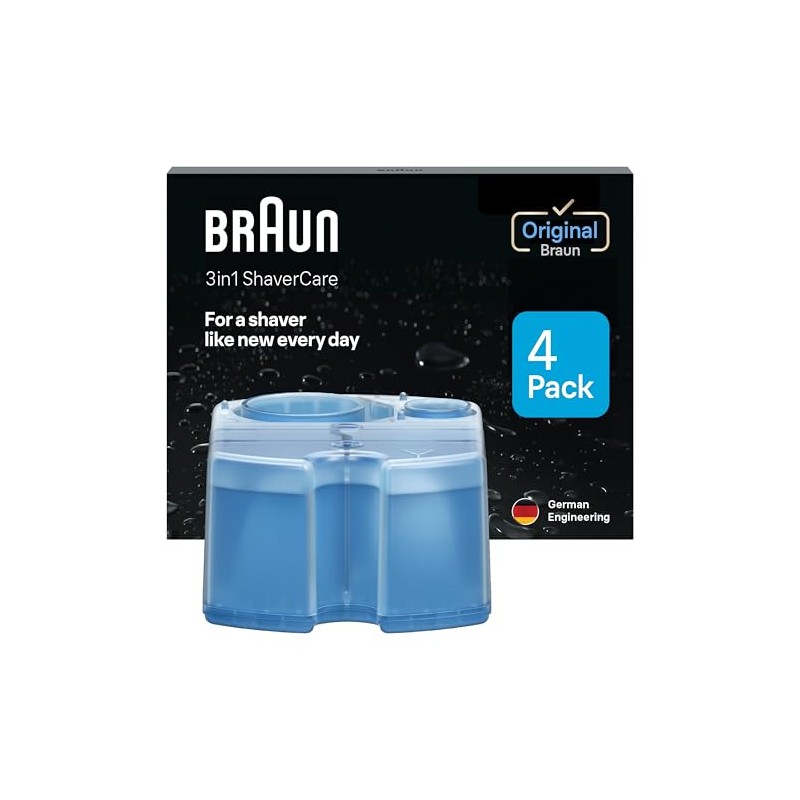 Braun Clean & Renew Refill Cartridges CCR - 4 Count
