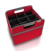 meori 9-Bottle Wine Carrier | Hibiscus Red Solid (B100341)