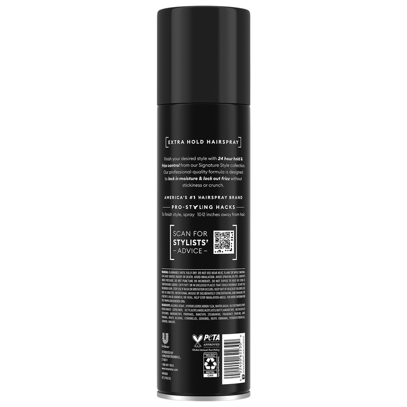 TRESemmé Hairspray, Extra Hold, 2-Pack – Moisturizing Hair Spray, Anti-Frizz