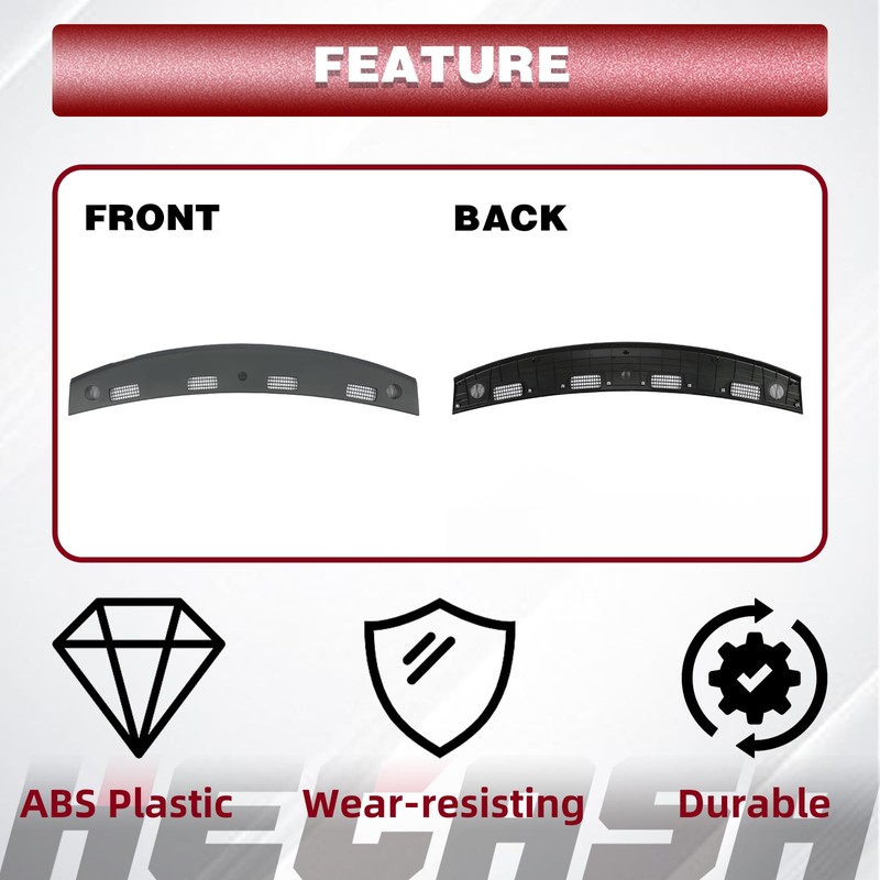 HECASA Upper Dashboard Panel Compatible with 2002-2005 Dodge Ram 1500