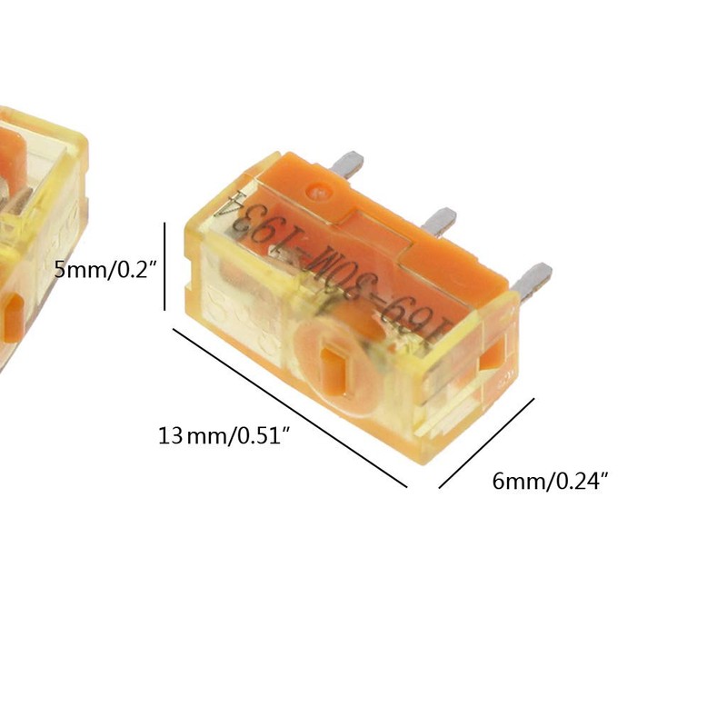 Kamonda 2piece TTC Dustproof Gold Mouse Micro Switch Micro Button