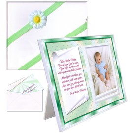Irish Baby Blessing| Cute Picture Frame | Affordable, Colorful | Holds a 3.5 x 5 Photo | Easy Front-Load Design | Irish Theme