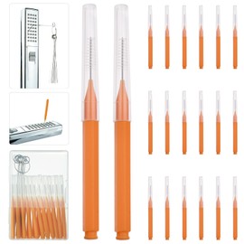 Shower Head Cleaning Brush Tools, Gentle Clean Free Harm to Nozzles Multi-Size Picks to Tackle Stubborn Mineral Buildups Anti Clogging Showerhead Cleaner Brushes for Small Hole Gap Nozzle Jewelry