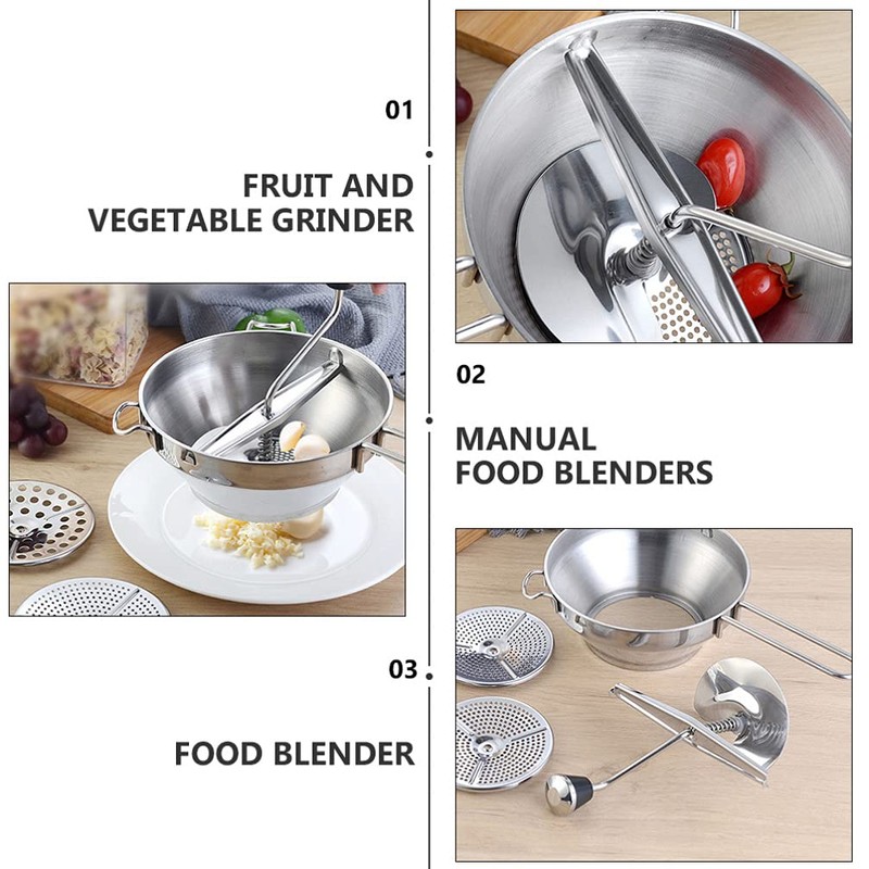 Stainless Steel Jam Machine Jam Making Tool Manual Food Blenders