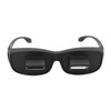 Prism Glasses Stylish Compact Black Large Resin Glass 16cm Frame