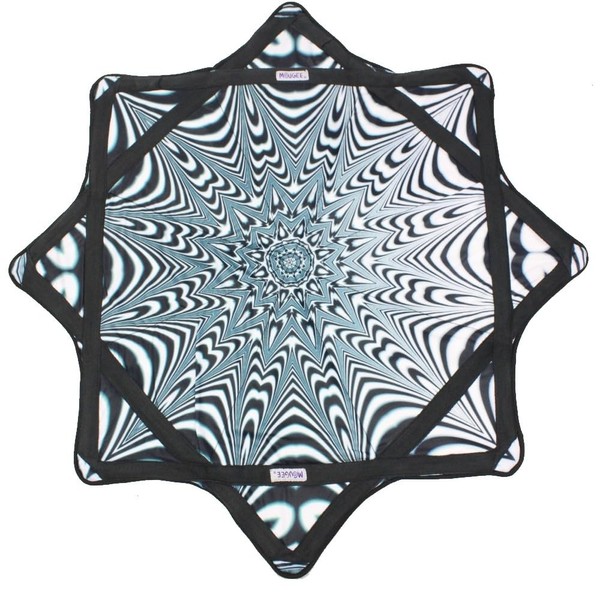 Mougee Star - Spinning Cloth - Juggling and Skill Toy (EON Design Collection- Zebradelic)