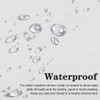 Escerleent Zen Stone Shower Curtains Set for Bathroom - Waterproof