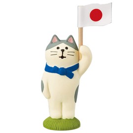 Decole ZCB-61852 Figurine Freffle Cat 1.3 x 1.0 x H 2.4 inches (3.3 x 2.5 x 6 cm) Combre