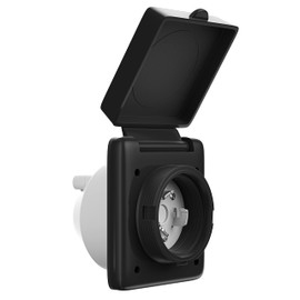 RV 125V 30 AMP Power Plug Twist Lock Inlet with 3 Stainless Steel Pins and Screws