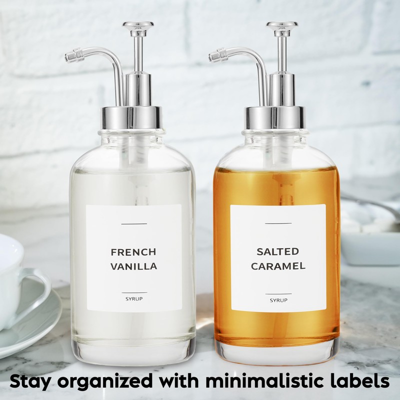 Spaceneat Coffee Syrup Dispenser for Coffee Bar - Coffee Syrup