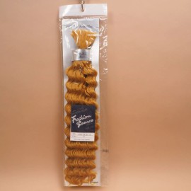 Fashion Source Sew In Deep Wave 100% Human Hair Extensions Blond 144 Euro DW 18"