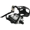 EIRONA 9/16 Bicycle Pedals with Adjustable Straps and Toe Clips