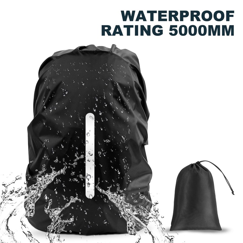 LAMA 2 Pack Waterproof Rain Cover for Backpack, Reflective Rucksack