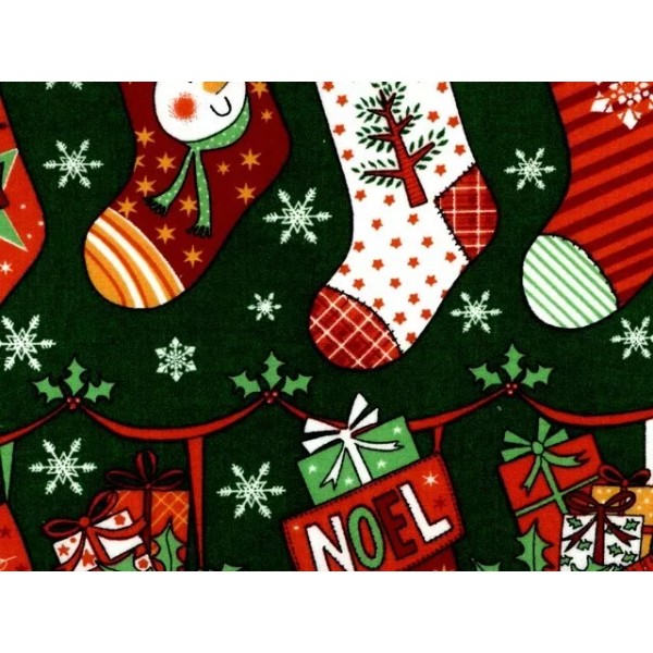 choice Merry Christmas Basics BD-49043-001 100% Cotton FABRIC priced by