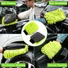 HOMEAN 3-Piece Car Wash Kit: 2 Scratch-Free Chenille Microfiber Wash