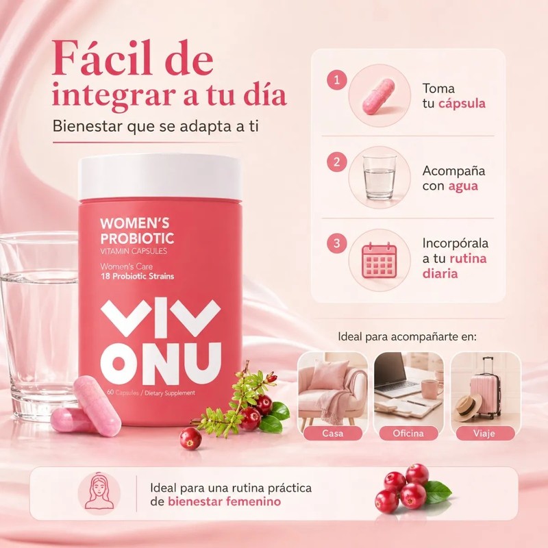 Bienestar Femenino Probiótico Flora Saludable Uso Diario