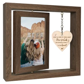 EYITUPC Side by Side or Miles Apart - Dear Friends Are Always Close to the Heart Best Friend Picture Frame Gifts for Long-Distance Friendships Gifts for Women, BFF, Bestfriend, Besties