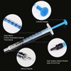 SAICOOS 36 Pack 1ml Sterile Polypropylene Plastic Syringe with Measurement,