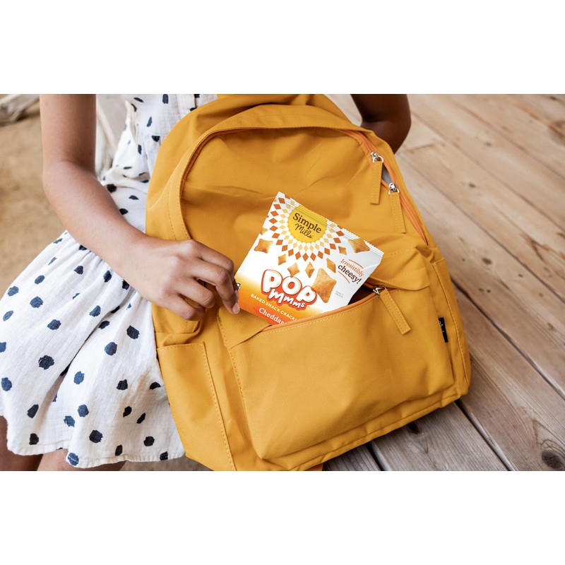 Simple Mills Pop Mmms Cheddar Baked Snack Pack Crackers, Gluten