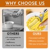 2Pcs Stainless Steel Corn Peeler & Kernel Remover Tool -