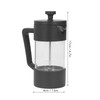 French Press Pot Coffee Tea Maker Coffee Pot Teapot with