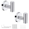 Neween 2PCS Bathroom Towel Hook, Screw in Coat Hooks Wall