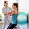 Sportneer Extra Thick Exercise Ball - 25.6''Yoga Ball with Quick