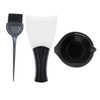 WOONEKY Hair Dye Tool Set Bowl Brush Dyeing Plate Prevent