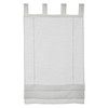 GARDINIA Roman Blind Sheer Voile Tabs White 90cm x 140cm