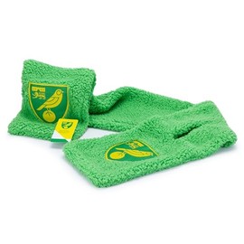 The Gift Scholars Sherpa Scarf Norwich City, Green, L, Green