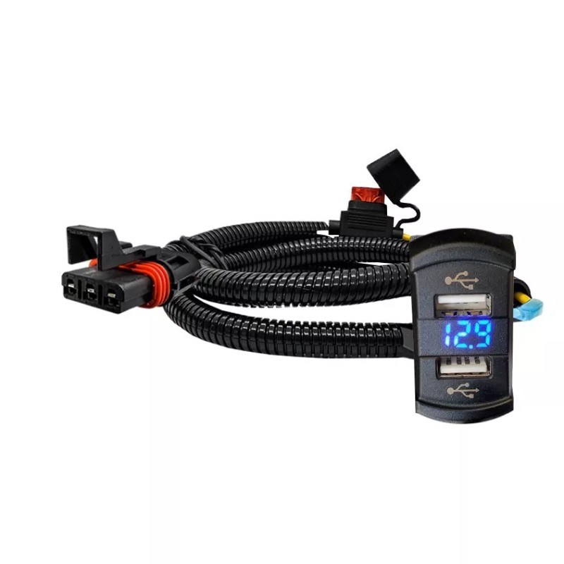 OZ-USA Pulse Power Bus Bar Plug USB Port Voltmeter Switch