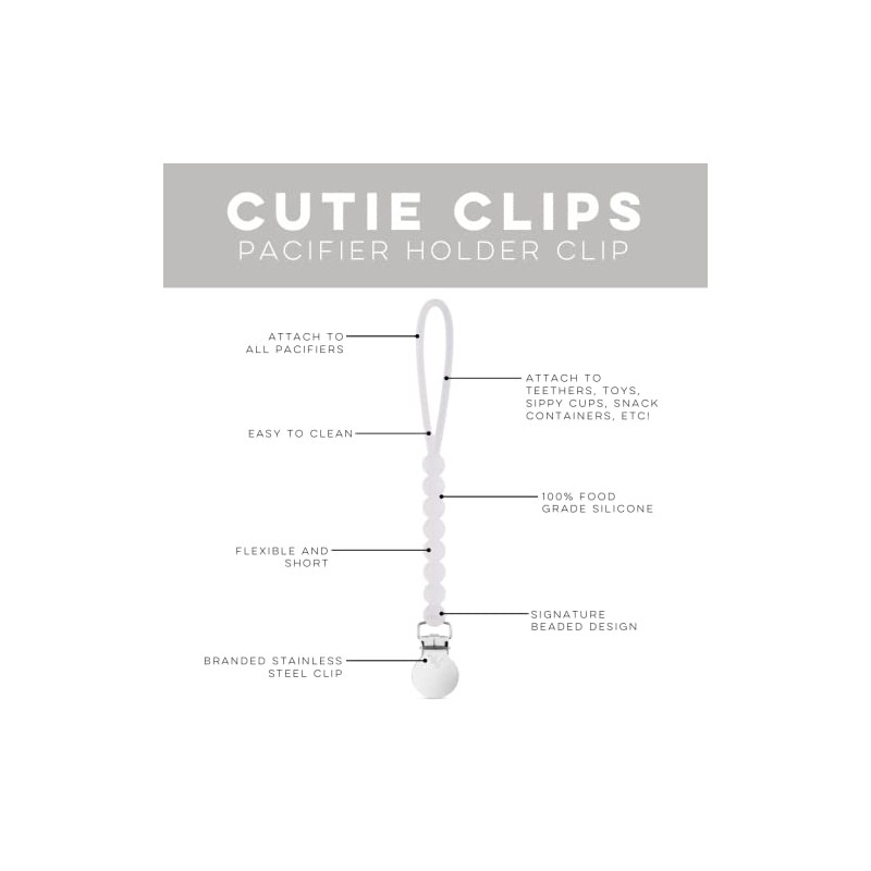 Ryan & Rose Cutie Clip Judy - Pacifier Clip Holder