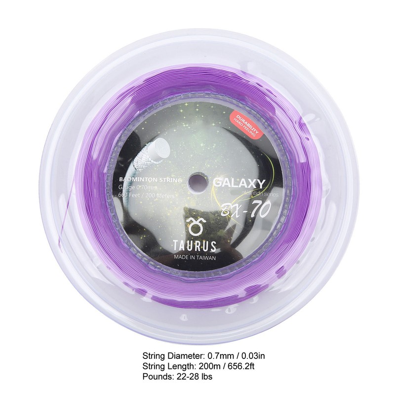 POWERTI BX70 Badminton Rackets String High Elastic Nylon Badminton Racquet